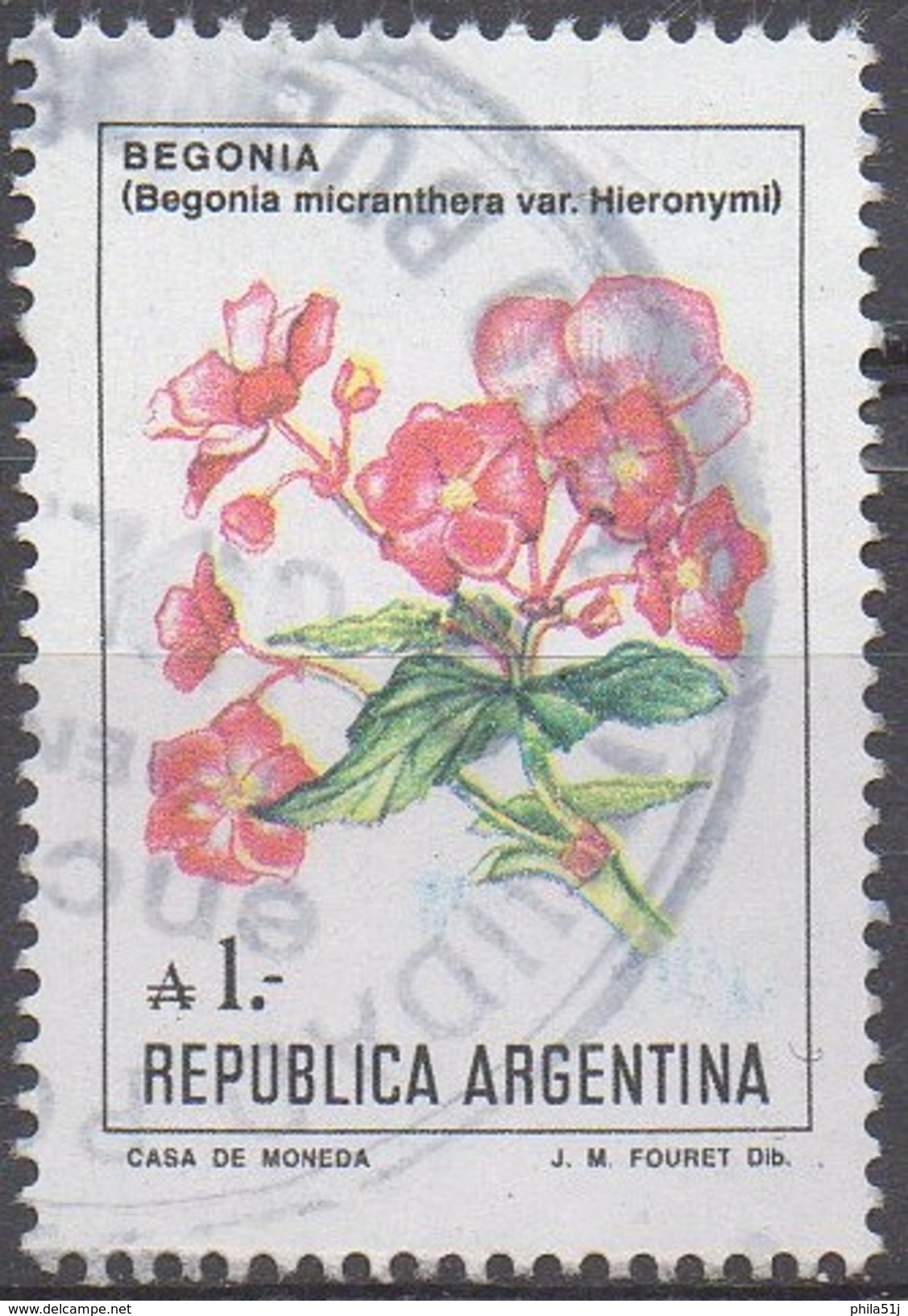 ARGENTINE  N°1480__OBL  VOIR  SCAN - Used Stamps