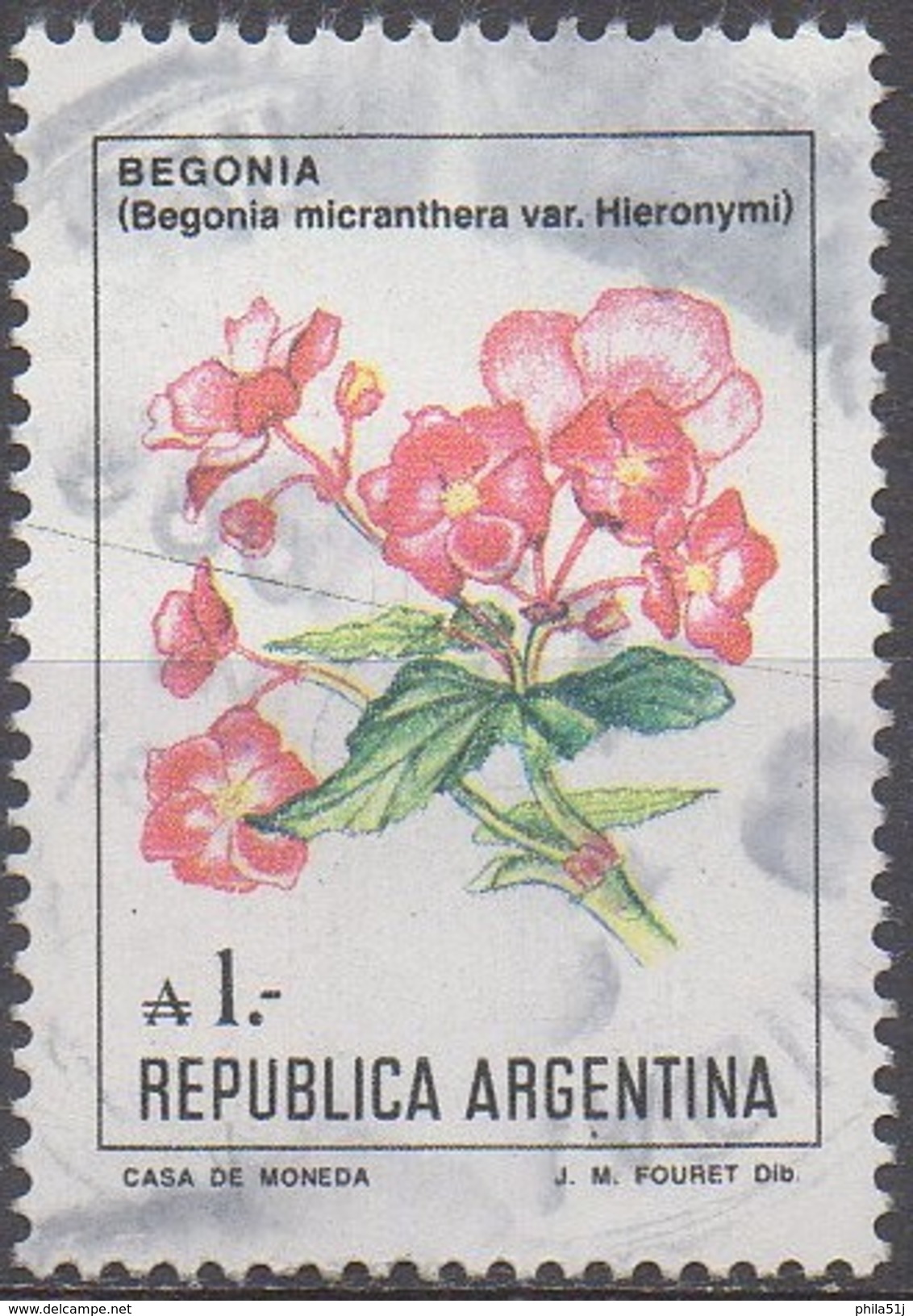 ARGENTINE  N°1480__OBL  VOIR  SCAN - Gebraucht