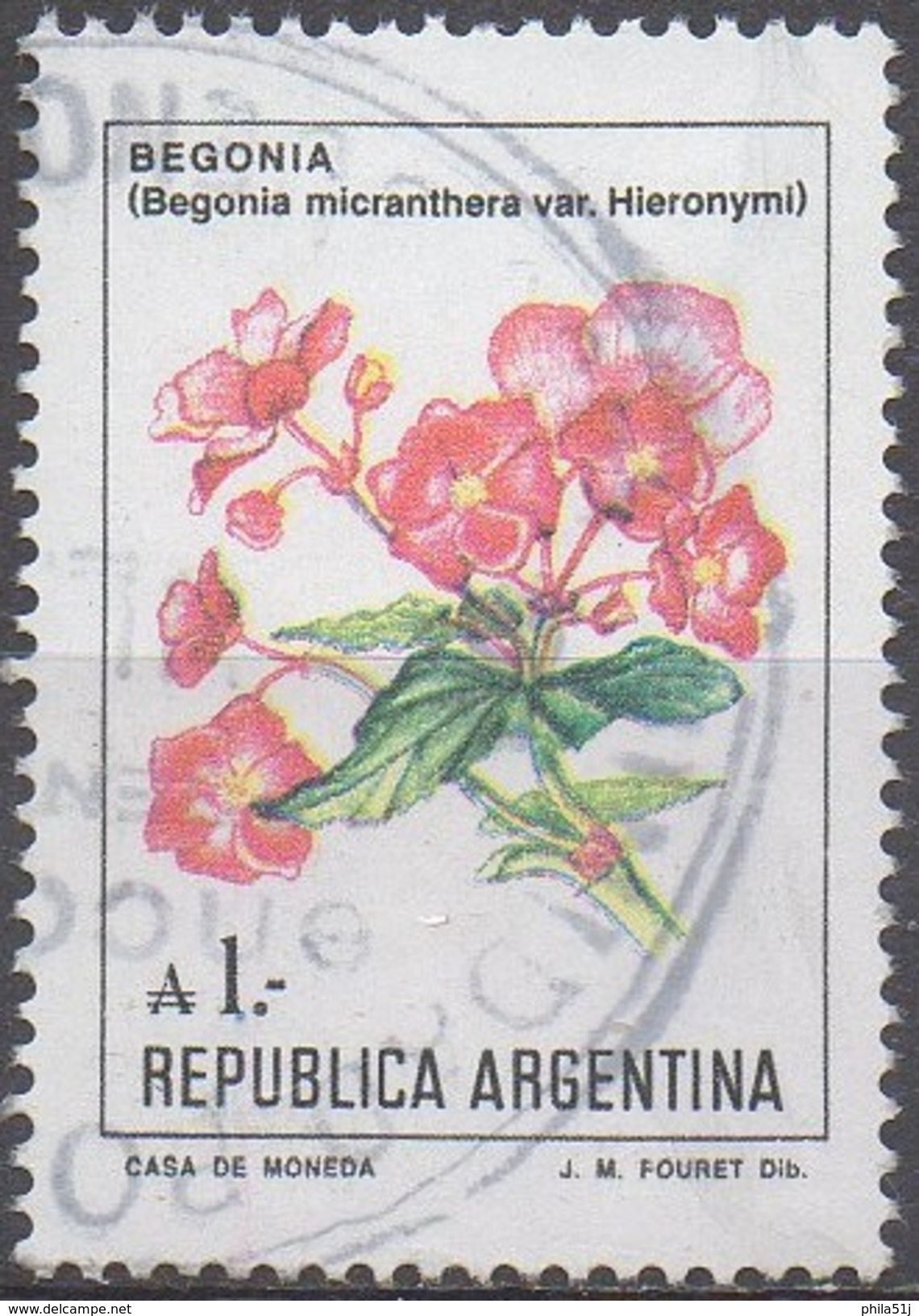 ARGENTINE  N°1480__OBL  VOIR  SCAN - Used Stamps