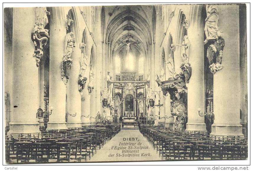 DIEST-INTERIEUR KERK ST. SULPITIUS - Diest