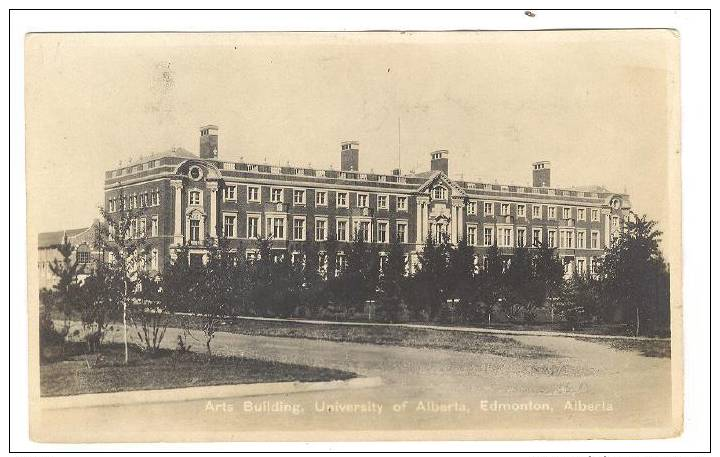 RP: Arts Bldg , University Of Alberta , Edmonton , Alberta , Canada , PU-1932 - Edmonton