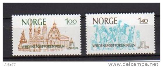 NORVEGE       Neuf **      Y. Et T.  N° 647 / 648      Cote: 2,25 Euros - Unused Stamps