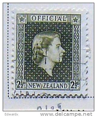 New Zealand 1963 2&frac12;d. Olive  Official Used - Sonstige & Ohne Zuordnung