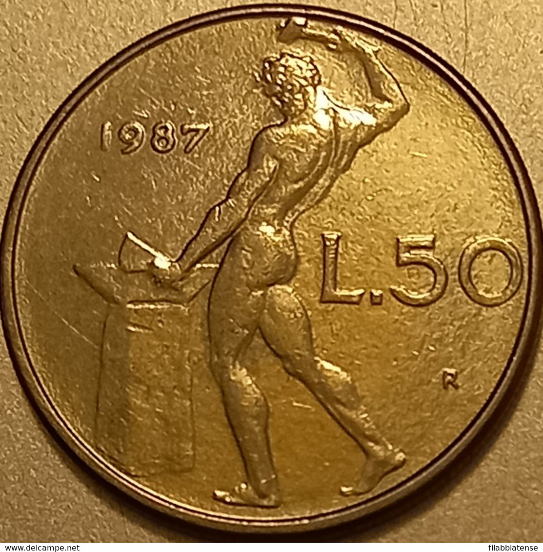 1987 - Italia 50 Lire     ----- - 50 Lire