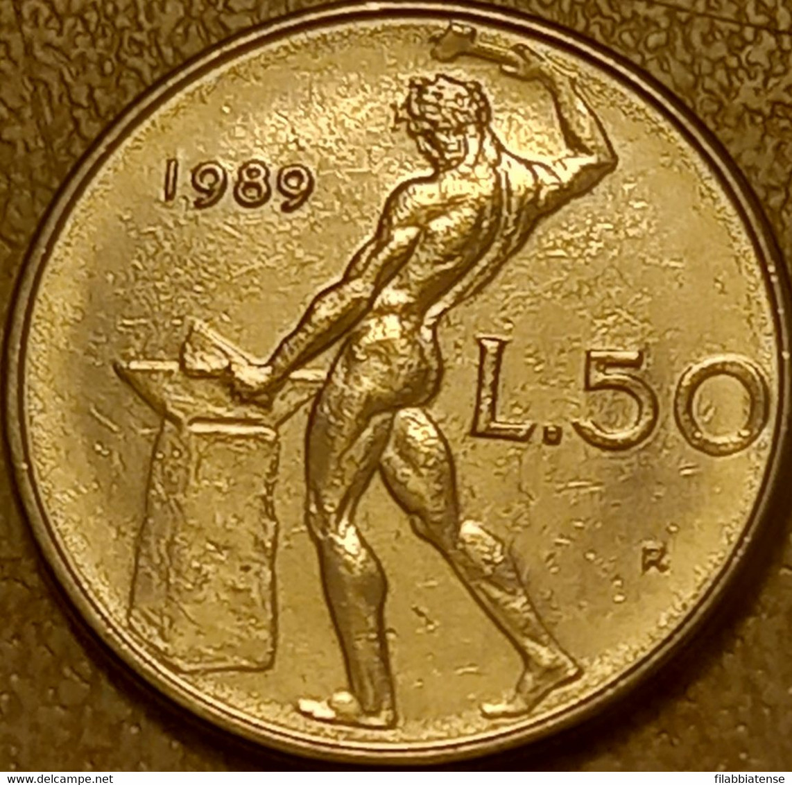 1989 - Italia 50 Lire     ----- - 50 Lire