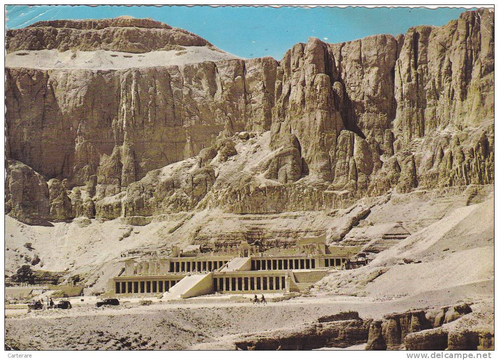 EGYPTE,EGYPT,1967,LUXOR,LOUXOR,THEBES,temple De HATCHEPSOUT,hatschepsut,rive Droite Du Nil - Other & Unclassified