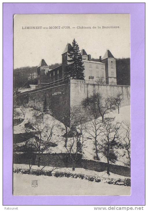 69 - RHONE - LIMONEST AU MONT D ' OR - CPA  - Chateau De La Baroillière  - éd  SL - Limonest