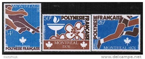 FRENCH POLYNESIA   Scott #  C 134-6**  VF MINT NH - Unused Stamps