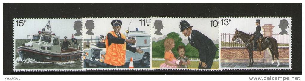 GRANDE BRETAGNE-GREAT BRITAIN 1979 POLICE  YVERT N°913/16  NEUF MNH** - Policia – Guardia Civil