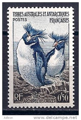 TAAF Archipel Des Crozets-Manchots Gorfous YT 2 ** - Unused Stamps