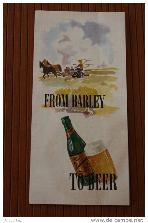 THEME DE LA BIERE  FROM BARLEY TO BEER &gt; TUBORG LAGER BEER CREATION OF THE WORLD FAMOUS DANISH   PUBLICITE Adversitin - Alkohol