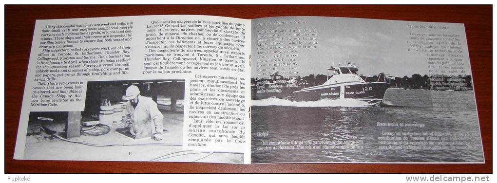 The Canadian Coast Guard La Garde Côtière Canadienne Lot d´informations diverses années 1980