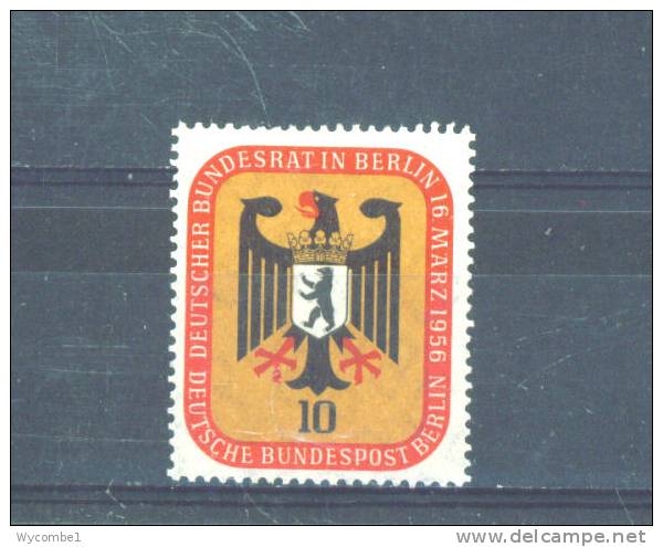 WEST BERLIN  -  1956  Federal Council Meeting  10pf  MM - Nuovi