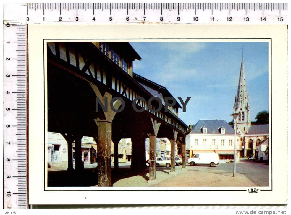 AUFFAY -   Les Halles Et L' Eglise  -  Reflets De Normandie - Auffay