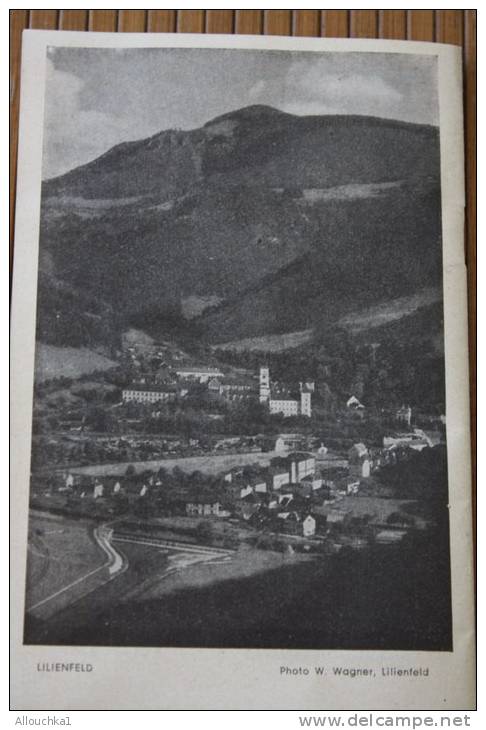 AUTRICHE AUSTRIA OSTERREICH GUIDE TOURISTIQUE AUTRICHIEN DAS SCHONE UND BILLIGE NIEDEROSTERREICH  HERBST  1954 LILIENFEL - Europa