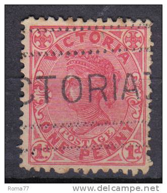 AP1339 - VICTORIA 1901 , Gibbons N. 385ca. Wmk Sideways. Die III - Used Stamps