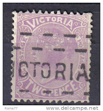 AP1344 - VICTORIA  1905, 2 D. Con  Filigrana  Capovolta - Oblitérés
