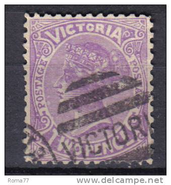 AP1345 - VICTORIA  1905, 2 D. Con  Filigrana  Capovolta - Used Stamps