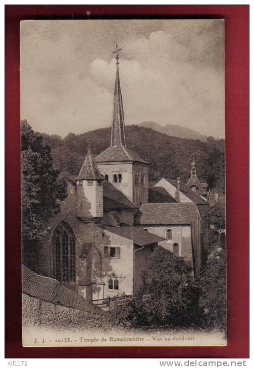 B806 Temple De Romainmôtier. Vue Au Nord-Est. Non Circulé. Jullien 10138 - Romainmôtier-Envy