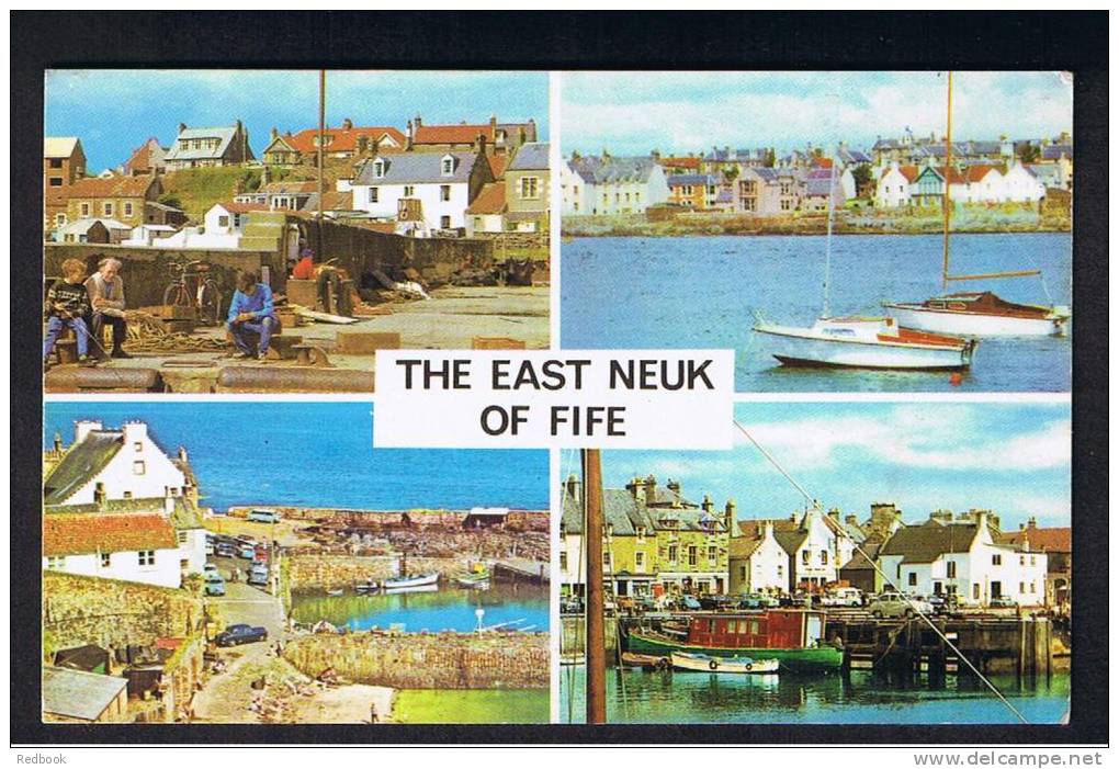 RB 774 - Multiview Postcard - The East Neuk Of Fife Scotland - Crail - St Monance West - Elie - Anstruther - Fife