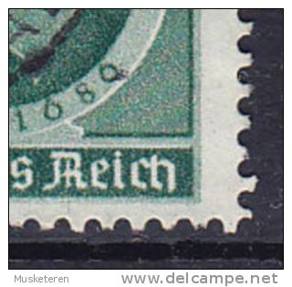 Deutsches Reich 1936 Mi. 608 I    6 Pf Otto Von Guericke ERROR Variety Plattenfehle 1680 Statt 1886 Paare Pair ! - Plaatfouten & Curiosa