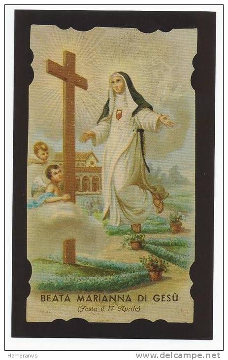 Figurina Adesiva - Beata Marianna Di Gesù N. 266 Per Collezionisti Dei Santi - I Campioni Della Fede - Religion & Esotérisme