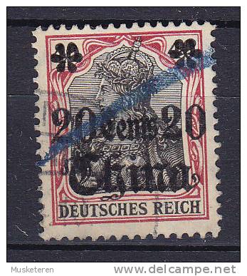 Germany Abroad China Office 1906/19 Mi. 42     20 C Auf 40 Pf Germania Overprinted CHINA - Chine (bureaux)