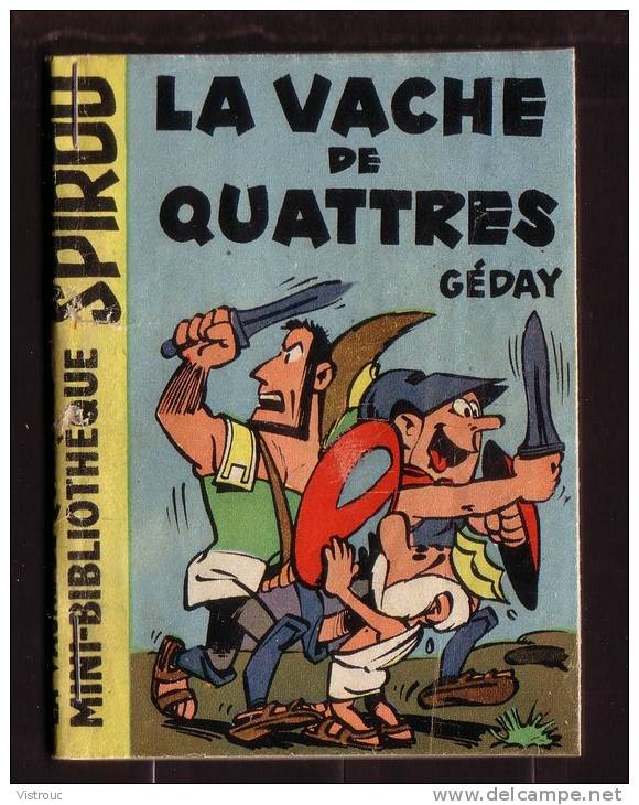 Mini-récit N° 27 - "LA VACHE DE QUATRE" De Géday - Supplément à Spirou - Monté. - Spirou Magazine