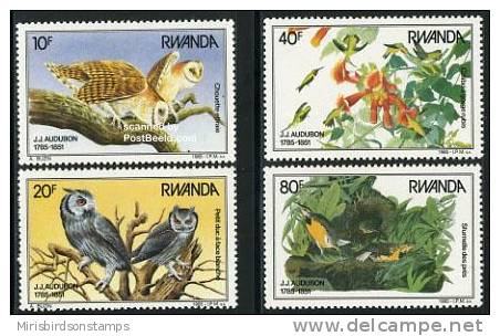 Rwanda 1985 Birds MNH - Andere & Zonder Classificatie