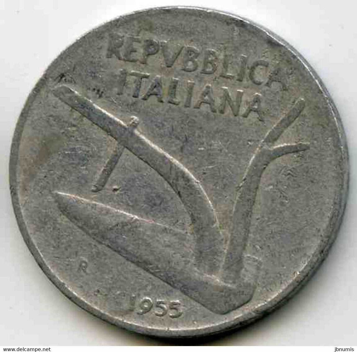 Italie Italia 10 Lire 1955 Alu KM 93 - 10 Liras