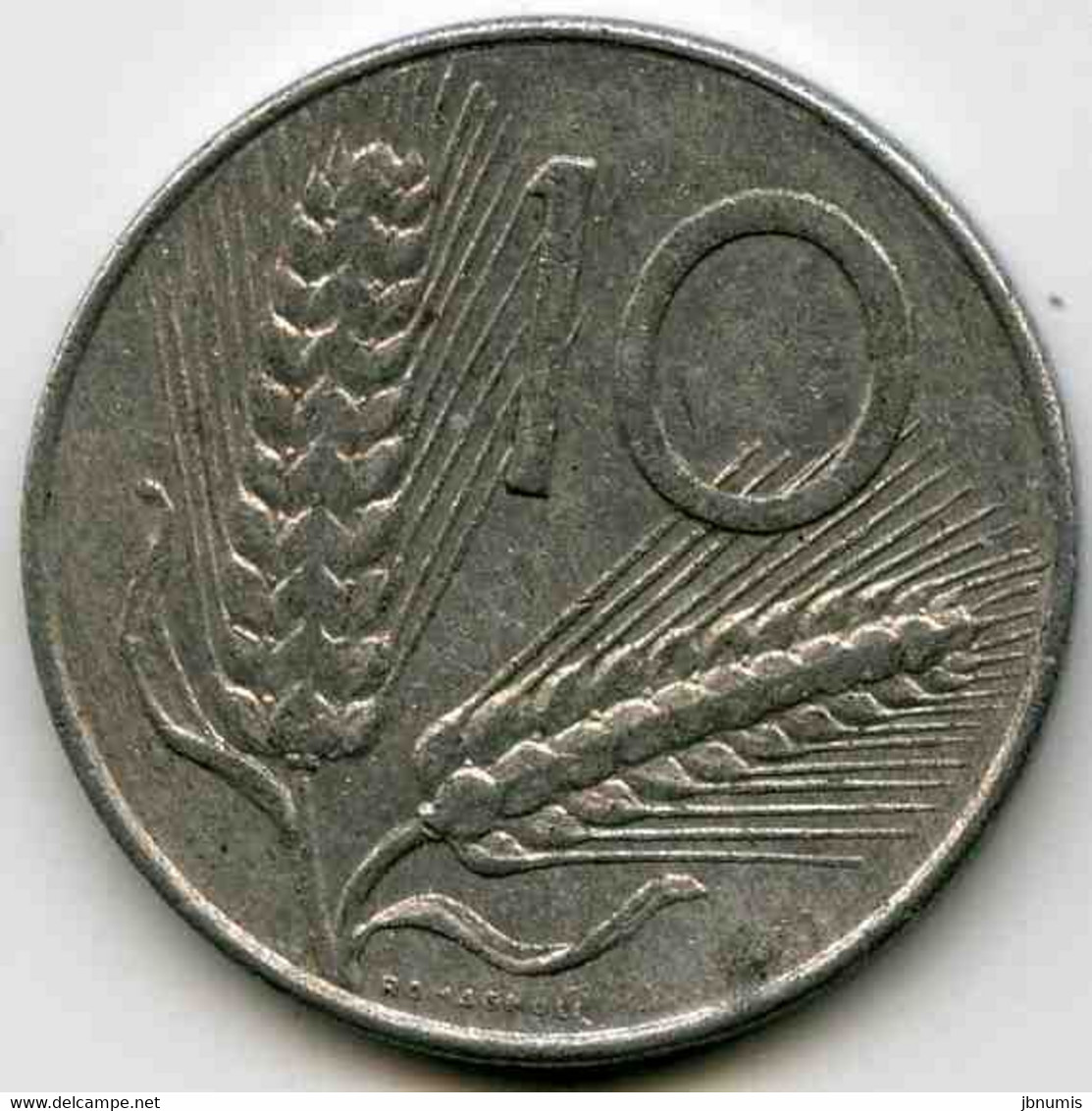 Italie Italia 10 Lire 1977 Alu KM 93 - 10 Lire