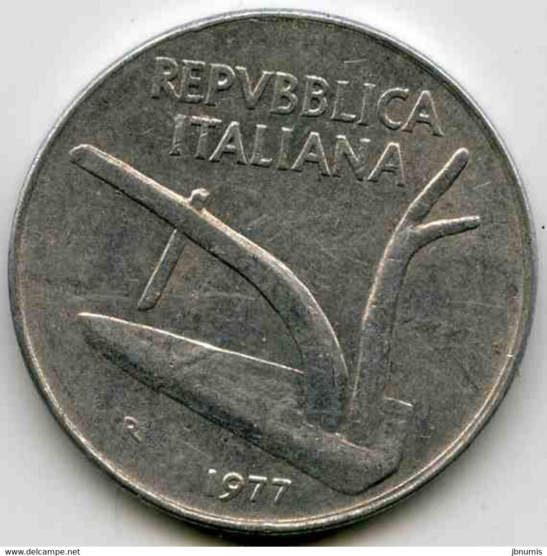 Italie Italia 10 Lire 1977 Alu KM 93 - 10 Lire