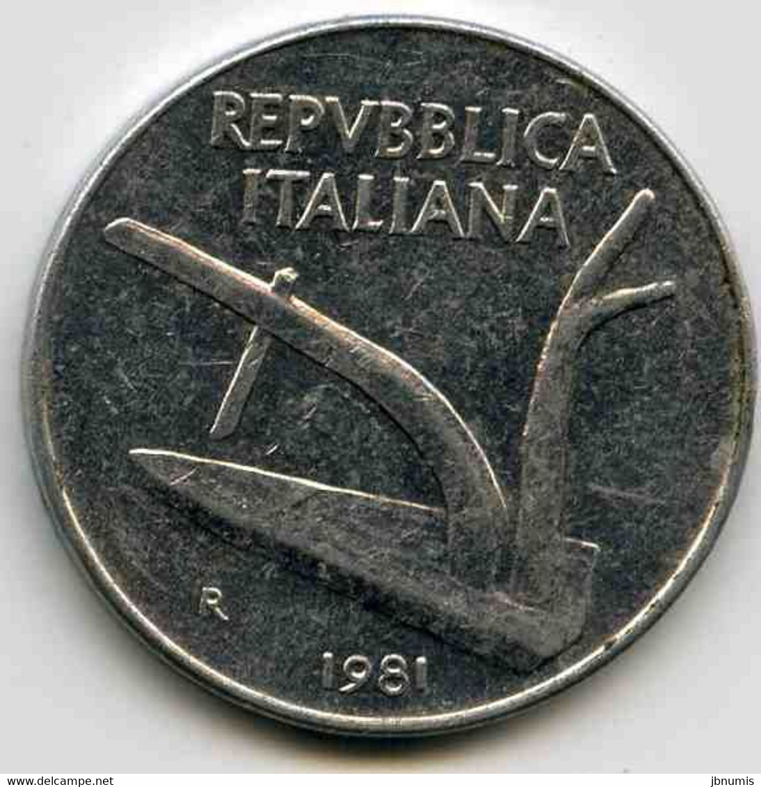 Italie Italia 10 Lire 1981 Alu KM 93 - 10 Lire