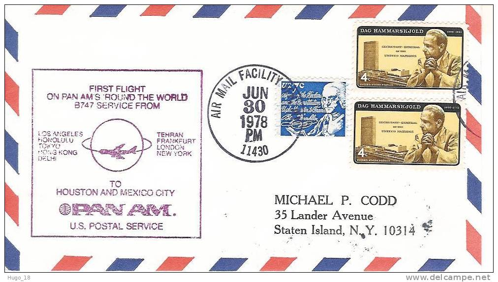 FFC  Round The World  Pan Am   1978 - 1971-1980