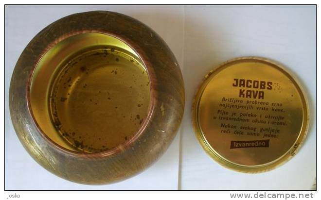 JACOBS COFFEE ( Croatian Vintage Tin Box ) Vintage Boîte De Conserve Vides Croates * Germany Café Caffè Kaffee - Boîtes