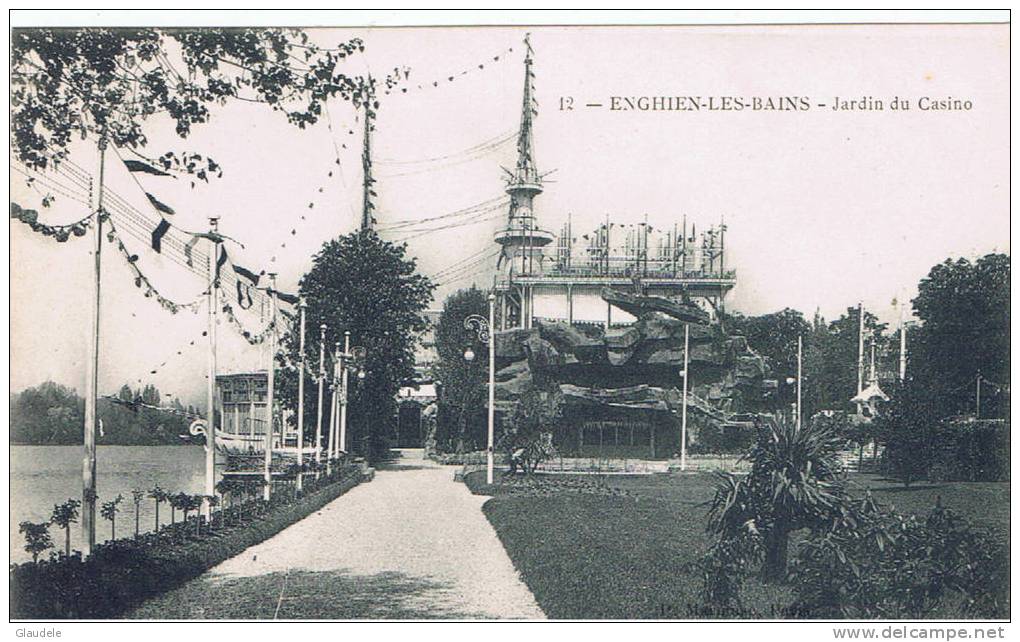 France:95.val D'oise.enghien Les  Bains.jardin Du Casino" - Enghien Les Bains