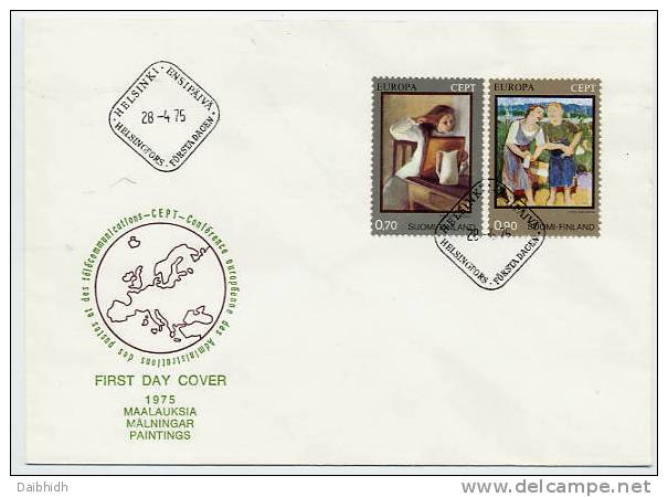 FINLAND 1975 Europa On FDC.  Michel 764-65 - FDC