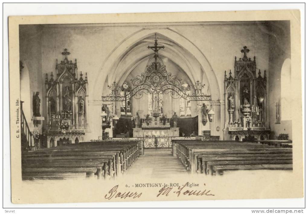 MONTIGNY LE ROI. - Intérieur De L'Eglise - Montigny Le Roi