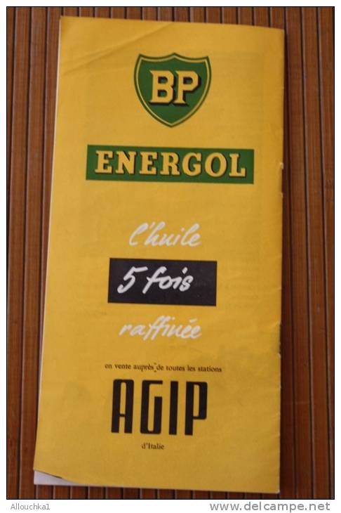 ITALIA ENAUTOMOBILE &gt; BP ENERGOL  AGIP DEPLIANT GUIDE TOURISTIQUE PHOTOS RENSEIGNEMENTS - Europa