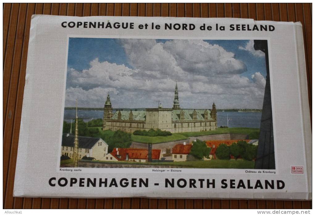 1951 CATALOGUE DANMARK  DANISH  COPENHAGEN ET NORD DE LA SEELAND GUIDE TOURISTIQUE PHOTOS RENSEIGNEMENTS  HOTELS