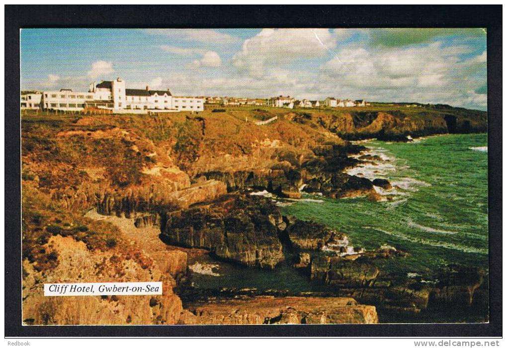 RB 775 - Postcard - Cliff Hotel Gwbert-on-Sea Cardiganshire Wales - Cardiganshire