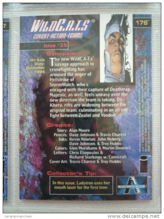 TRADING CARD WILDC.A.T.S. N° 176 ISSUE # 25  ON SALE DATE : DECEMBER 1995 - Autres & Non Classés