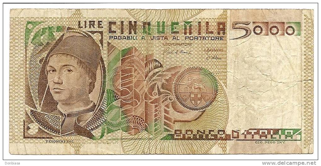 5.000 Lire Antonello Da Messina 03/11/1982 - 5000 Lire