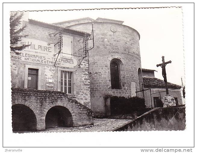 CPSM - SAINT HILAIRE - La Poste - La Porte De L´ Eglise - Saint Hilaire