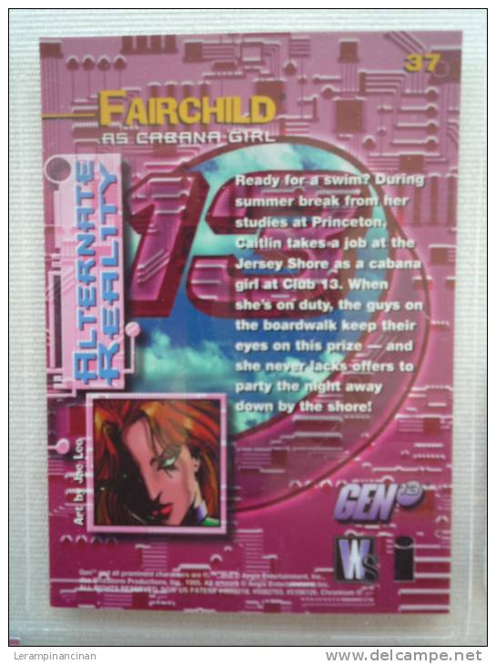 TRADING CARD GEN 13 FAIRCHILD 37 AS CABANA GIRL - Autres & Non Classés