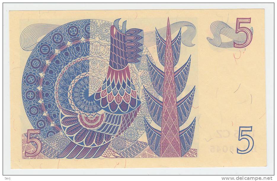 Sweden 5 Kronor 1965 XF++ CRISP Banknote P 51a  51 A - Svezia