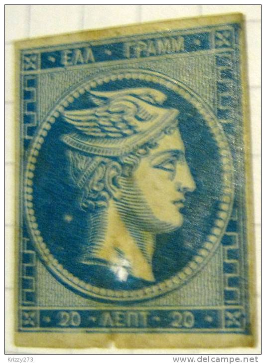 Greece 1861 Hermes 20l - Unused - Nuevos