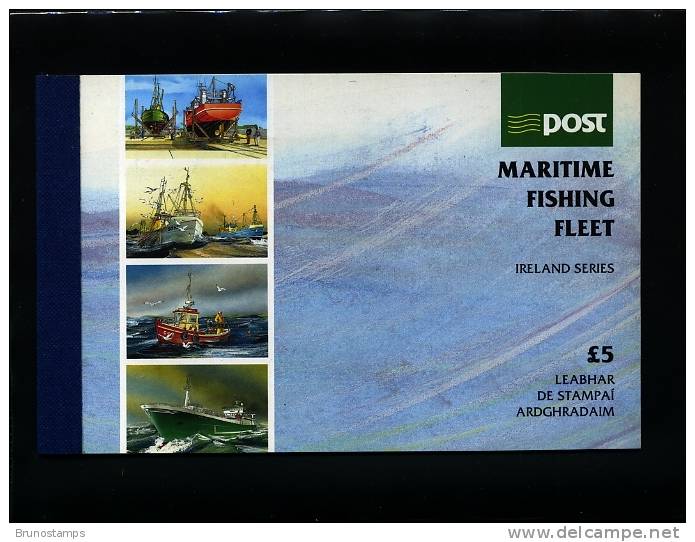 IRELAND/EIRE - 1991  MARITIME FISHING FLEET  PRESTIGE BOOKLET MINT NH - Carnets