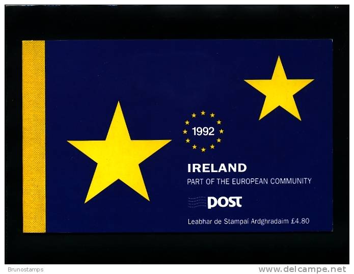 IRELAND/EIRE - 1992 EUROPEAN COMMUNITY PRESTIGE BOOKLET MINT NH - Carnets