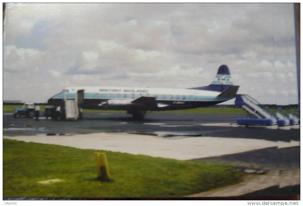 VISCOUNT   BRITISH MIDLAND  G BMAT   COVENTRY AIRPORT - 1946-....: Moderne